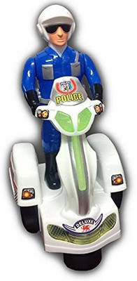 

Qing Yuan Motorcycle Policebump And Go With Lights And Sounds Police(Multicolor)