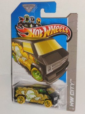 

Mattel 2013 Hot Wheels Hw City Custom '77 Dodge Van Treasure Hunt(Yellow)