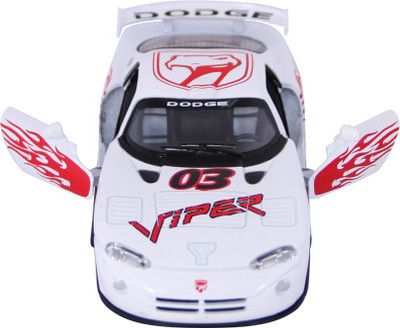 

Kinsmart Die-Cast Metal Dodge Viper Gtsr Sports(White)