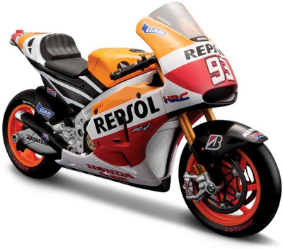 

Maisto 2014 Repsol Honda Moto GP Rider Marc Marquez Scale 1:18(Orange, Red)