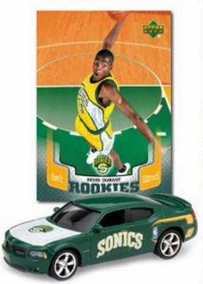 

Seattle Supersonics Kevin Durant Rookie Trading Card With An Upper Deck Nba(Green)