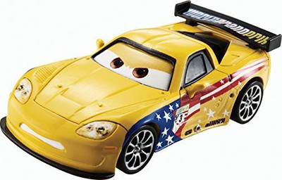 

Mattel disney/pixar cars Jeff Gorvette Diecast(Yellow)