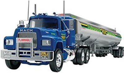 

Revell 132 Mack "R" Conventional And Fruehauf Tanker Model Kit(Blue)