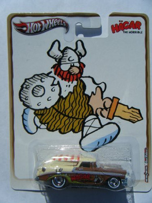 

Mattel 2013 Hot Wheels Pop Culture '56 Chevy Nomad Delivery Hagar(Multicolor)