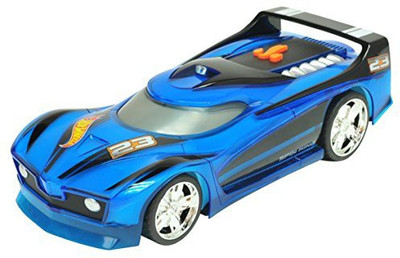 

Toy State State Hot Wheels Hyper Racer Light And Sound Spin King(Blue)