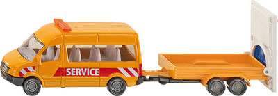 

Siku Transporter with Road Safety Trailer