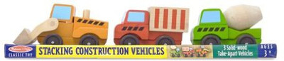

Melissa & Doug stacking construction(Multicolor)