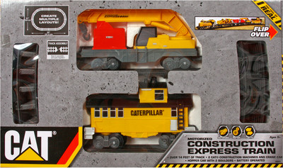Cat Motorized Construction Express Train Black Yellow Flipkart