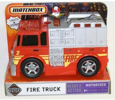 

Matchbox Real Motorized Fire Truck(Multicolor)
