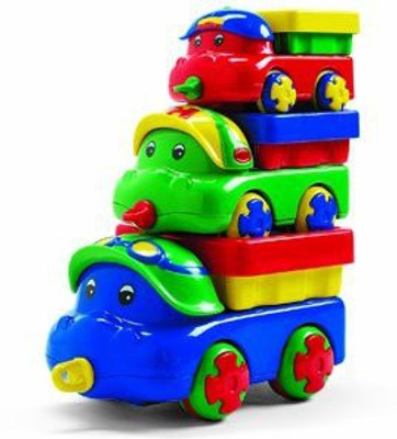 

Discovery Toys Working Trio Dump Trucks(Multicolor)