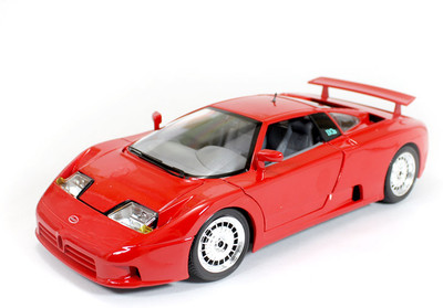 

Bburago Bugatti EB 110 1:18 Diecast Scale Model Car(Red)
