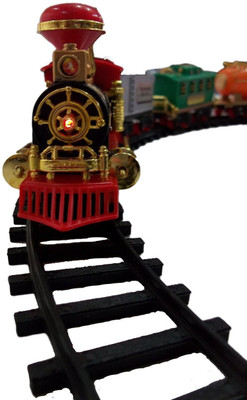 SMCD Battery Operated Choo Choo Classical Toy Train Set with Light ,Sound & Smoke(Multicolor)