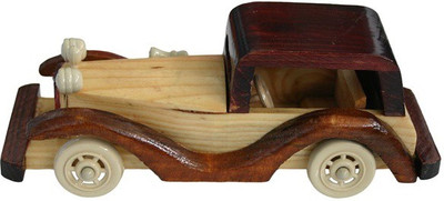 

Craftspoint desi wooden car toy(Yellow, Brown), Brown;yellow