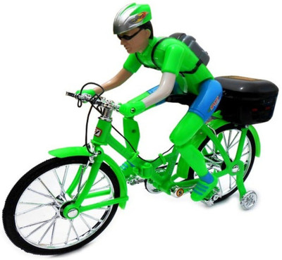 

Khareedi Battery Operated Musicle Bicycle with Liight & Sound(Green)