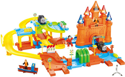 

Saffire Pirates Track Combination 23 Train Set with Light Effects(Multicolour)