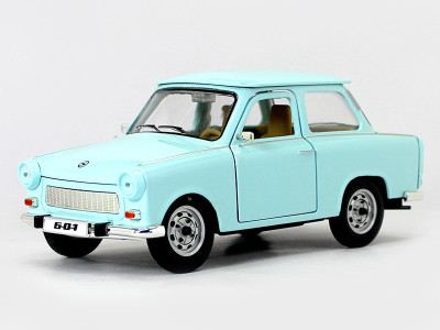 

Road Signature Trabant 601 1:24 Yatming diecast scale model car(Blue)