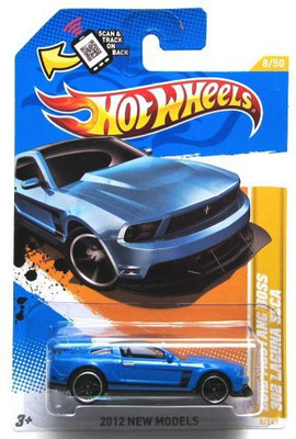 

Mattel Hot Wheels New Models 2012 Blue Mustang Boss 302 Laguna(Blue)