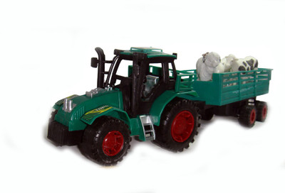 32% OFF on Toyzstation Farm Tractor With Trolley(Green) 32% OFF on Toyzstation Farm Tractor With Trolley(Green)