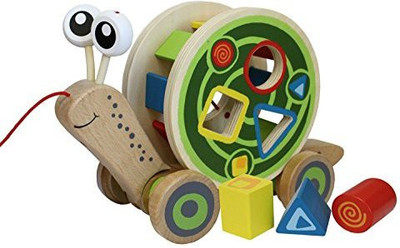

Hape Walk-A-Long Snail Toy(Multicolor)