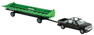 

ERTL Big Farm 116 Chevy Pickup With John Deere 512C Corn Head(Green)