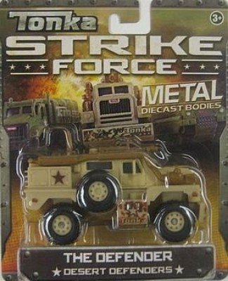 

Tonka Strike Force Metal Diecast Bodies The Defender Desert(Brown)