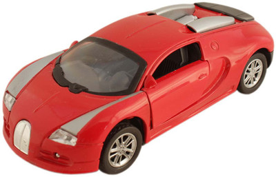 

Tootpado Model Toy Sports Car Diecast With Pull Back Mechanism - Red - (1c500) Playing Cars For Kids(Red)