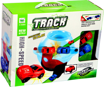 

Bubble Hut Pot Racing Car Collision Toy for Kids Boys(Multicolor)
