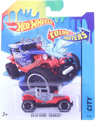 

Hot Wheels Color Shifters 1:64 Vehicle - Baja Bone Shaker(Multicolor)