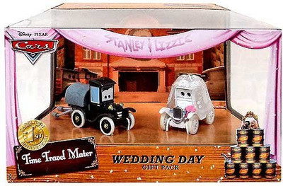 

Mattel Disney Cars Time Travel Mater Stanley And Lizzie Wedding(Multicolor)