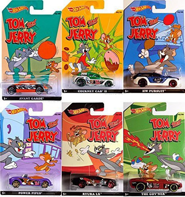

Mattel Hot Wheels Tom And Jerry Exclusive Series Complete Set(Multicolor)