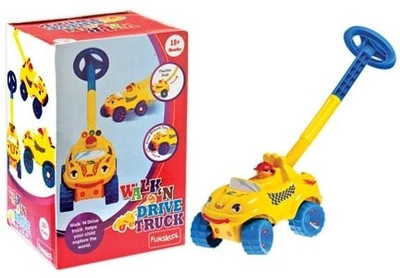 

Funskool Walk N Drive Truck(Yellow, Blue), Blue;yellow