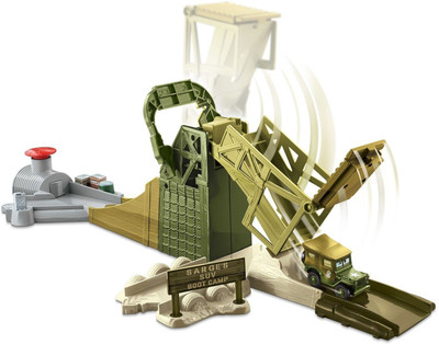 

Disney Cars Sarge's Stuntin Surplus Playset(Multicolor)