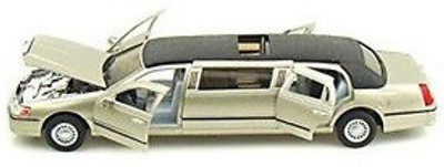 

Mayatra's Kinsmart Diecast Metal 1999 Lincoln Limousine(Multicolor)