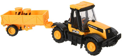 

JCB Construction Series Fast Trac & Trailer(Yellow)