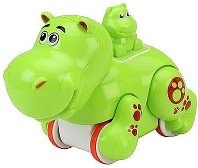 

Smiles Creation Press and Go Hippo(Green)