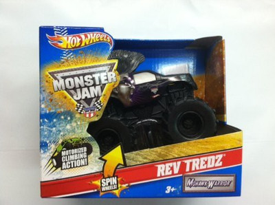 

Mattel Hot Wheels Monster Jam Rev Tredz Mohawk Warrior 143(Black)