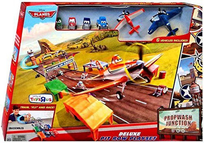 

Disney Planes Exclusive Propwash Junction Deluxe Pit Row Playset(Multicolor)