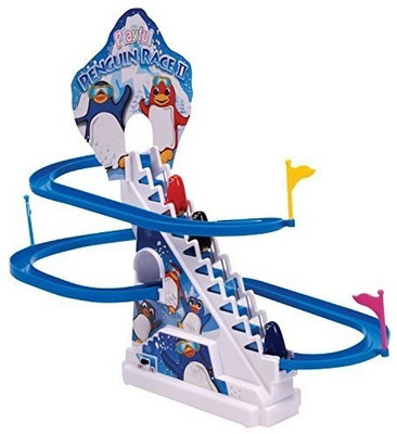 

Shopat7 Funny Penguin Battery Operated Race Toy(Multicolor)(Blue)