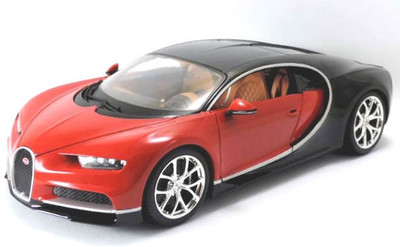 

Bburago Bugatti Chiron 1/18 Red Diecast Scale Model Car(Red)