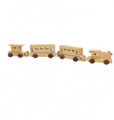 

Craftspoint desi wooden train set(Yellow, Brown), Brown;yellow