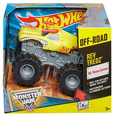 

Hot Wheels Monster Jam Rev Tredz El Toro Loco Truckyellow(Multicolor)