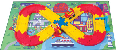 

Winfun Racing Car and Stop N Go Track Set(Multicolor)