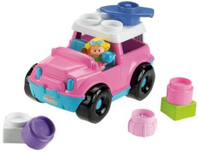

Fisher-Price Little People Builders Build 'N Drive Suv(Pink)