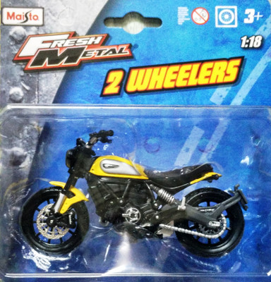 

Maisto Ducati Scrambler-Black/Yellow(Black, Yellow)