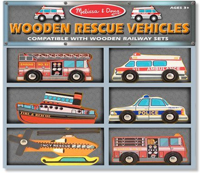 

Melissa & Doug Deluxe Wooden Rescueset(Multicolor)