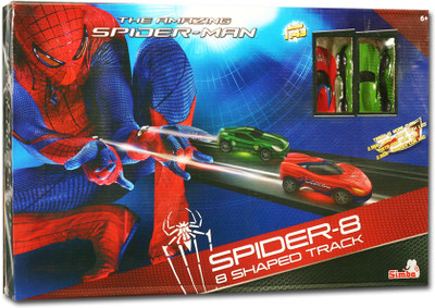

Spiderman Spider-8 8 Shaped Track(Red, Blue), Blue;red