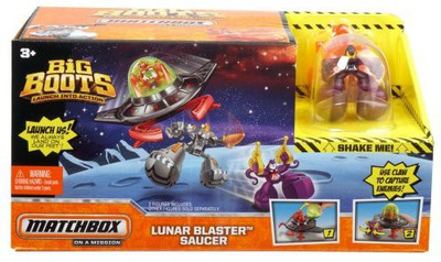 Matchbox Big Boots Lunar Blaster Saucer(Multicolor)