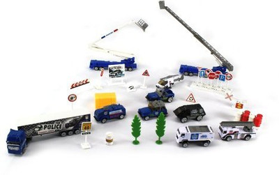 

Toy Vehicle Playsets Super Police Combat Force 40 Piece Play Setcomes(Multicolor)
