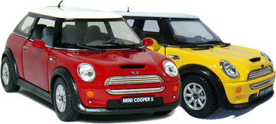 

Kinsmart JACK ROYAL-MINI COOPER (RED-YELLOW(Multicolor)