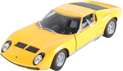 

Welly 1971 Lamborghini Miura Die Cast Car(Yellow)
